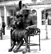 bull and hare